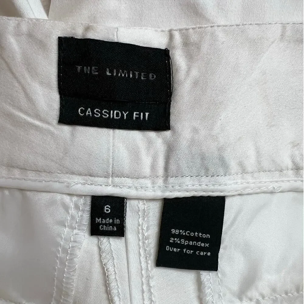 THE LIMITED Cassidy Fit Shorts in White Women's Size 6